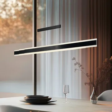 Pendel TRIO Arcola - 150 cm, Mattsvart - Belysning - Inomhusbelysning & lampor - Fönsterlampor & fönsterbelysning - Fönsterlampa hängande