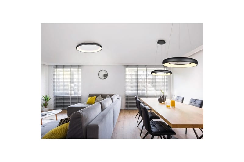 Pendel TRIO Cardona 62 cm, Mattsvart - 62 cm, Mattsvart - Belysning - Inomhusbelysning & lampor - Fönsterlampor & fönsterbelysning - Fönsterlampa hängande