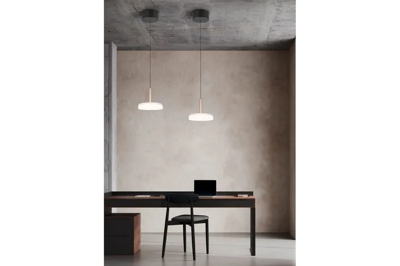 Pendel TRIO Celeste 1-del, Mattsvart/vit/kaffebrun - 1-del, Mattsvart/vit/kaffebrun - Belysning - Inomhusbelysning & lampor - Fönsterlampor & fönsterbelysning - Fönsterlampa hängande