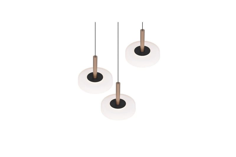Pendel TRIO Celeste 3-del, Mattsvart/vit/kaffebrun - 3-del, Mattsvart/vit/kaffebrun - Belysning - Inomhusbelysning & lampor - Fönsterlampor & fönsterbelysning - Fönsterlampa hängande