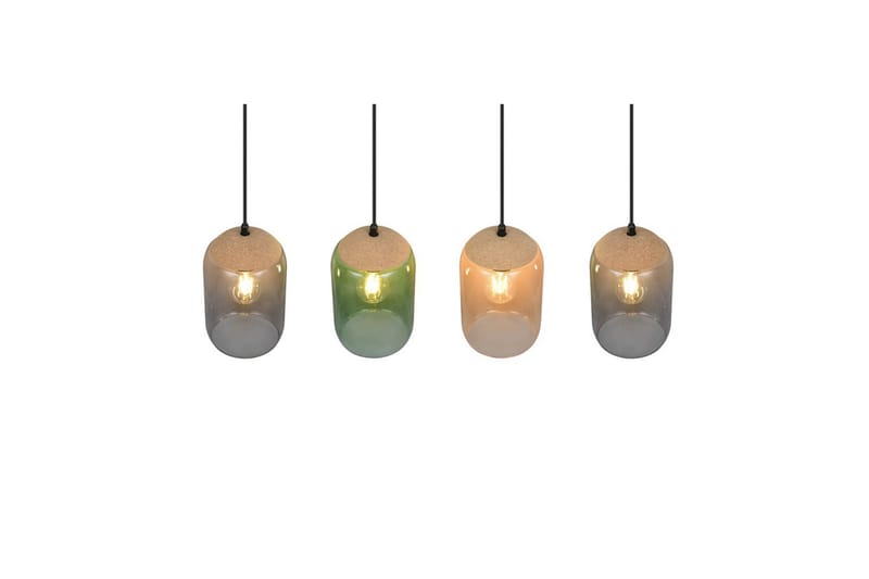 Pendel TRIO Cork 4-del - 4-del - Belysning - Inomhusbelysning & lampor - Fönsterlampor & fönsterbelysning - Fönsterlampa hängande