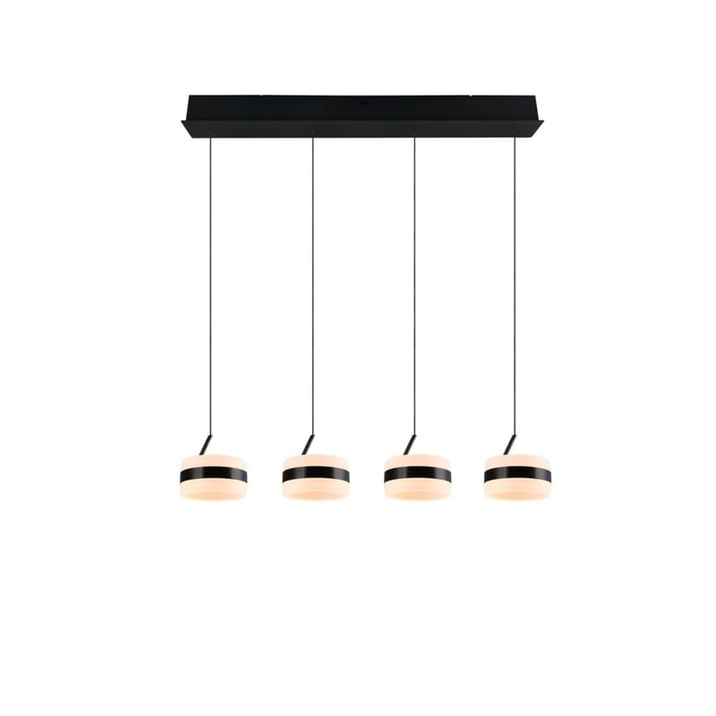 Pendel TRIO Dios - 4 lampor, Mattsvart - Belysning - Inomhusbelysning & lampor - Fönsterlampor & fönsterbelysning - Fönsterlampa hängande