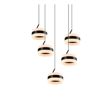 Pendel TRIO Dios - 5 lampor, Mattsvart - Belysning - Inomhusbelysning & lampor - Fönsterlampor & fönsterbelysning - Fönsterlampa hängande