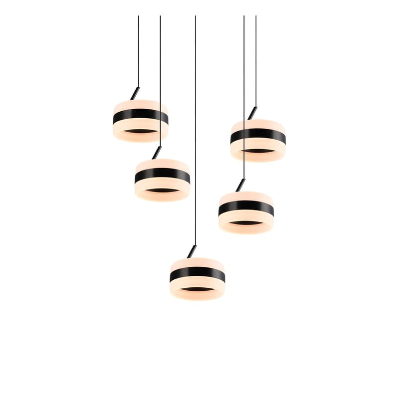 Pendel TRIO Dios - 5 lampor, Mattsvart - Belysning - Inomhusbelysning & lampor - Fönsterlampor & fönsterbelysning - Fönsterlampa hängande