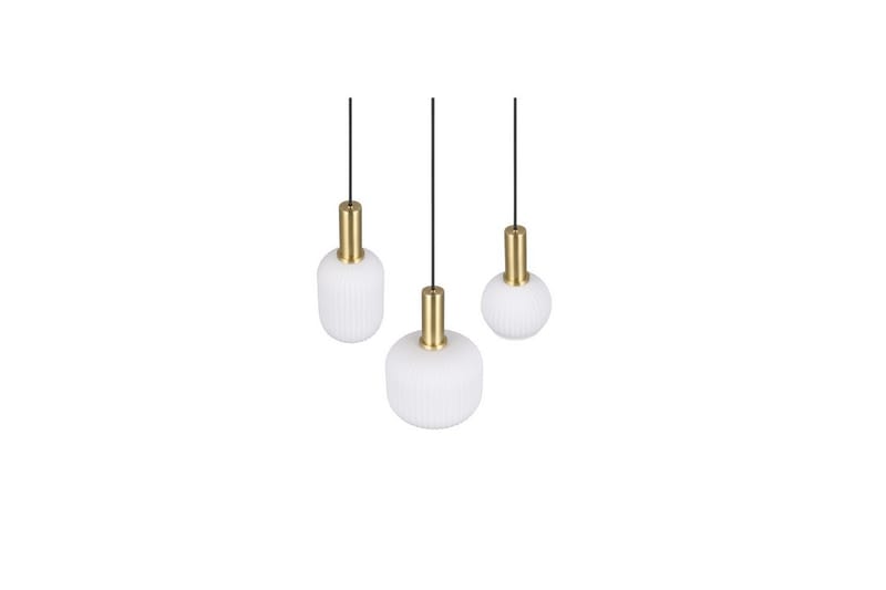 Pendel TRIO Diva 3-del, Mattmässing/vit - 3-del, Mattmässing/vit - Belysning - Inomhusbelysning & lampor - Fönsterlampor & fönsterbelysning - Fönsterlampa hängande
