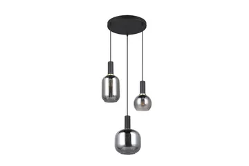 Pendel TRIO Diva 3-del, Mattsvart/kromad - 3-del, Mattsvart/kromad - Belysning - Inomhusbelysning & lampor - Fönsterlampor & fönsterbelysning - Fönsterlampa hängande