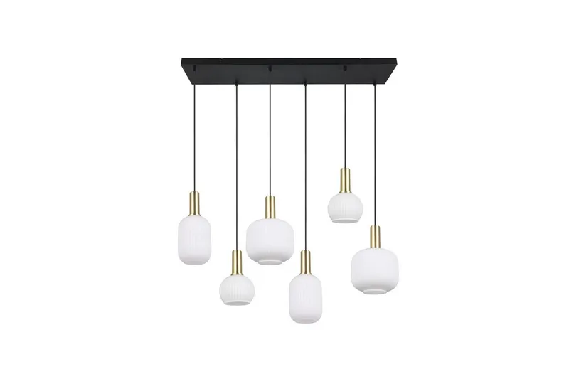 Pendel TRIO Diva 6-del, Mattmässing/vit - 6-del, Mattmässing/vit - Belysning - Inomhusbelysning & lampor - Fönsterlampor & fönsterbelysning - Fönsterlampa hängande