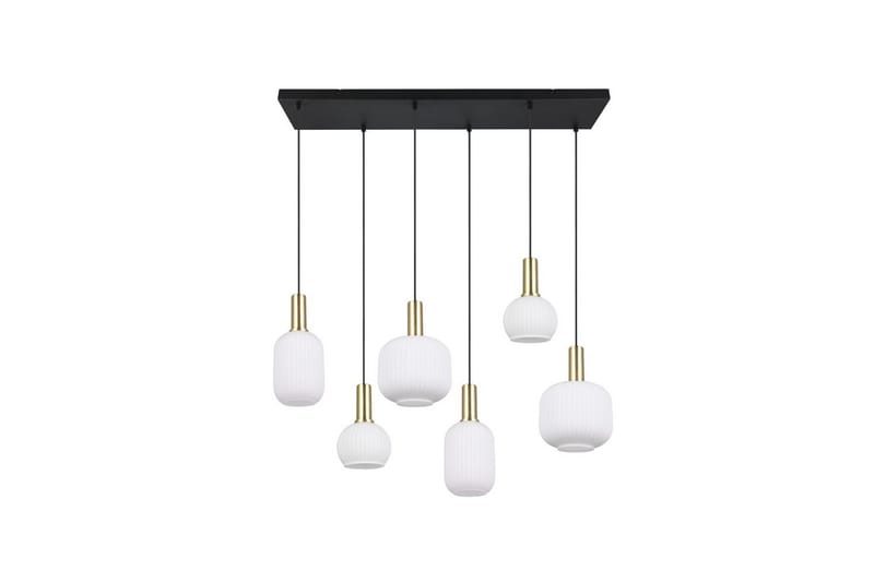 Pendel TRIO Diva 6-del, Mattmässing/vit - 6-del, Mattmässing/vit - Belysning - Inomhusbelysning & lampor - Fönsterlampor & fönsterbelysning - Fönsterlampa hängande