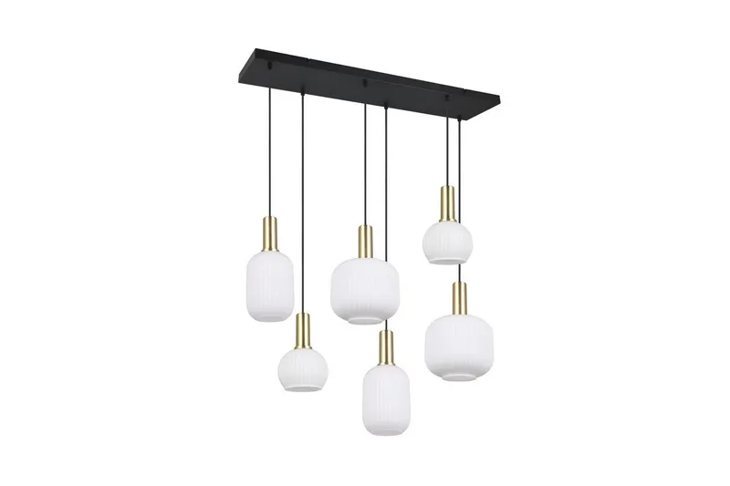 Pendel TRIO Diva 6-del, Mattmässing/vit - 6-del, Mattmässing/vit - Belysning - Inomhusbelysning & lampor - Fönsterlampor & fönsterbelysning - Fönsterlampa hängande