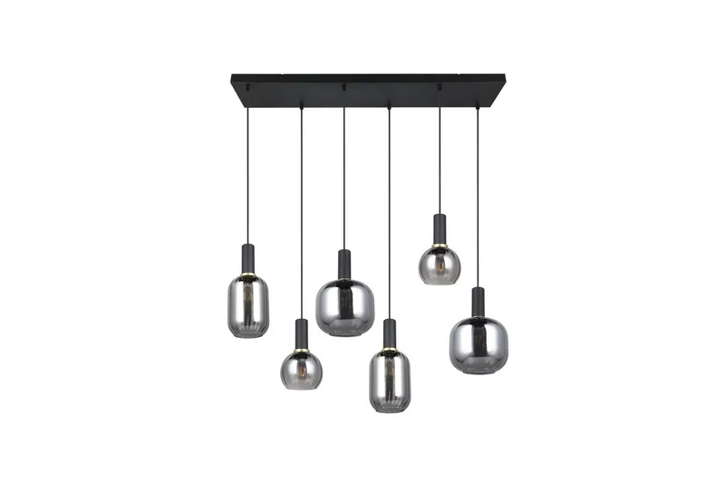 Pendel TRIO Diva 6-del, Mattsvart/kromad - 6-del, Mattsvart/kromad - Belysning - Inomhusbelysning & lampor - Fönsterlampor & fönsterbelysning - Fönsterlampa hängande
