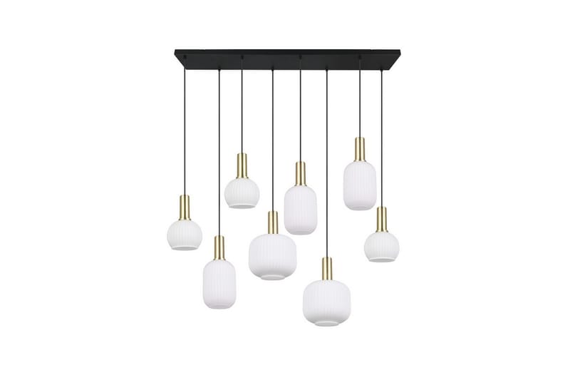 Pendel TRIO Diva 8-del, Mattmässing/vit - 8-del, Mattmässing/vit - Belysning - Inomhusbelysning & lampor - Fönsterlampor & fönsterbelysning - Fönsterlampa hängande