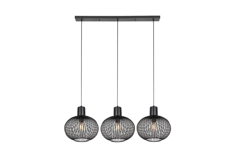 Pendel TRIO Gila 3-del, Mattsvart - 3-del, Mattsvart - Belysning - Inomhusbelysning & lampor - Fönsterlampor & fönsterbelysning - Fönsterlampa hängande