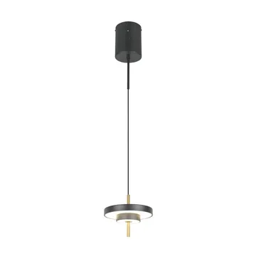 Pendel TRIO Keaton - 1 lampa 20 cm, Mattsvart/Mässing - Belysning - Inomhusbelysning & lampor - Fönsterlampor & fönsterbelysning - Fönsterlampa hängande
