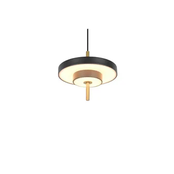 Pendel TRIO Keaton - 1 lampa 20 cm, Mattsvart/Mässing - Belysning - Inomhusbelysning & lampor - Fönsterlampor & fönsterbelysning - Fönsterlampa hängande