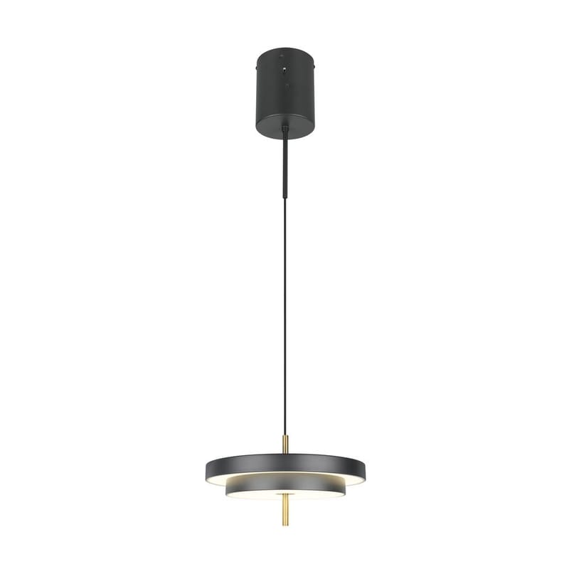 Pendel TRIO Keaton - 1 lampa 40 cm, Mattsvart/Mässing - Belysning - Inomhusbelysning & lampor - Fönsterlampor & fönsterbelysning - Fönsterlampa hängande