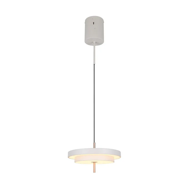 Pendel TRIO Keaton, 1 lampa 40 cm, Varm Grå
