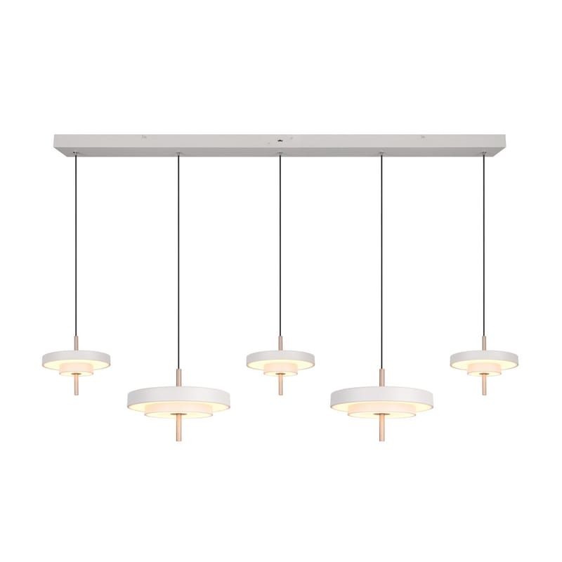 Pendel TRIO Keaton - 5 lampor, Varm Grå - Belysning - Inomhusbelysning & lampor - Fönsterlampor & fönsterbelysning - Fönsterlampa hängande