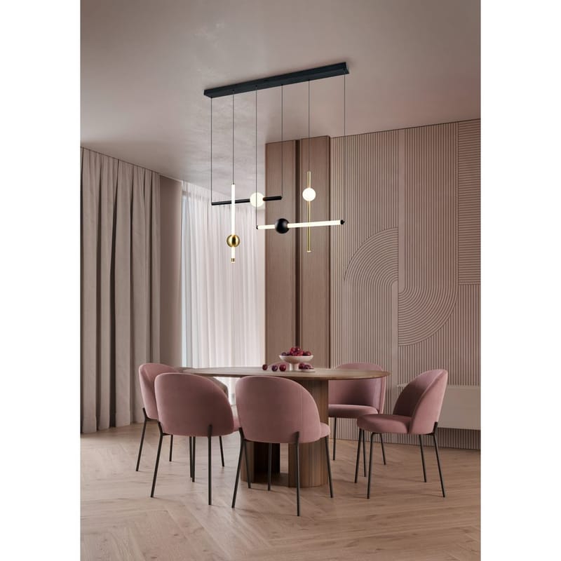 Pendel TRIO Melita - 110 cm/Mattsvart - Belysning - Inomhusbelysning & lampor - Fönsterlampor & fönsterbelysning - Fönsterlampa hängande
