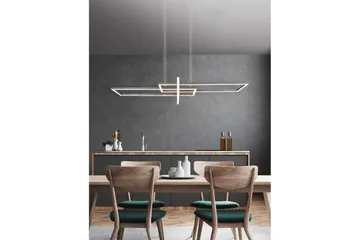 Pendel TRIO Salinas Borstad stål - Borstad stål - Belysning - Inomhusbelysning & lampor - Fönsterlampor & fönsterbelysning - Fönsterlampa hängande