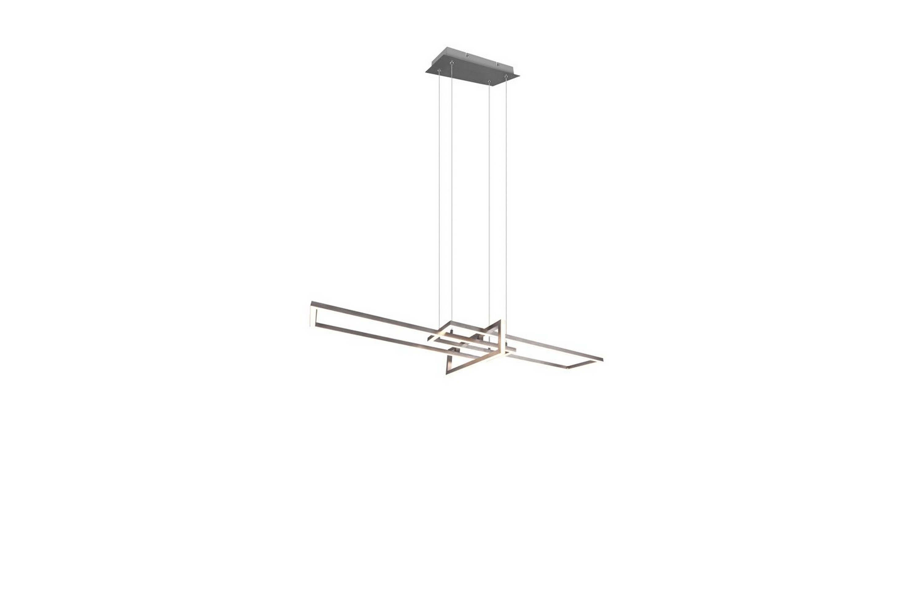 Pendel TRIO Salinas Borstad stål - Borstad stål