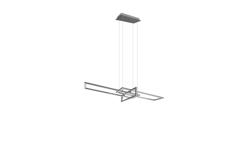 Pendel TRIO Salinas Borstad stål - Borstad stål - Belysning - Inomhusbelysning & lampor - Fönsterlampor & fönsterbelysning - Fönsterlampa hängande