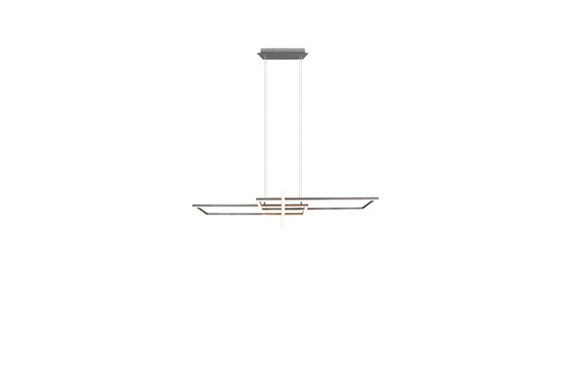 Pendel TRIO Salinas Borstad stål - Borstad stål - Belysning - Inomhusbelysning & lampor - Fönsterlampor & fönsterbelysning - Fönsterlampa hängande