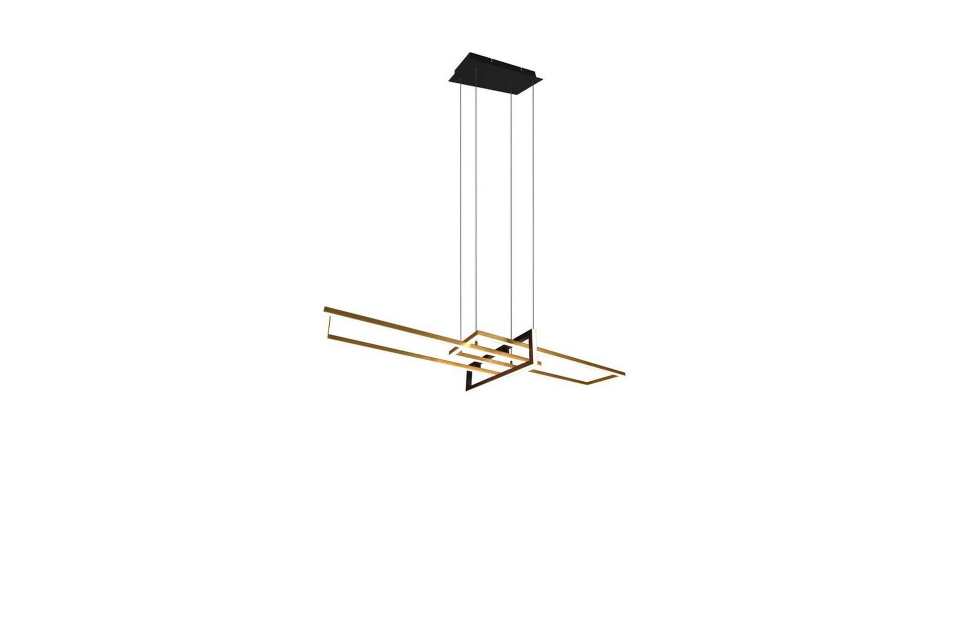 Pendel TRIO Salinas Mattm&auml;ssing/mattsvart - Mattm&auml;ssing/mattsvart