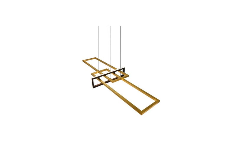 Pendel TRIO Salinas Mattmässing/mattsvart - Mattmässing/mattsvart - Belysning - Inomhusbelysning & lampor - Fönsterlampor & fönsterbelysning - Fönsterlampa hängande