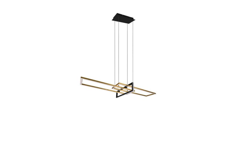 Pendel TRIO Salinas Mattmässing/mattsvart - Mattmässing/mattsvart - Belysning - Inomhusbelysning & lampor - Fönsterlampor & fönsterbelysning - Fönsterlampa hängande