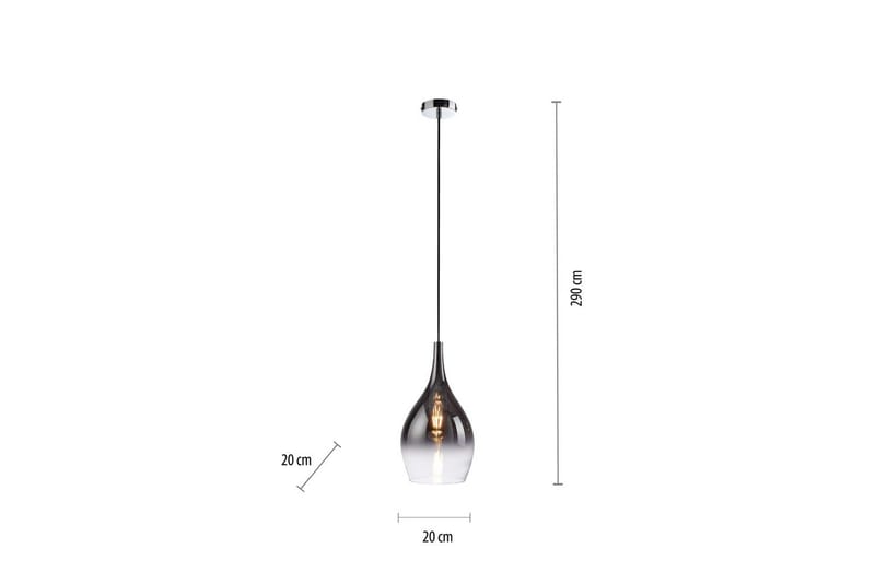 Pilua Paul Neuhaus Taklampa - Chrome - Belysning - Inomhusbelysning & lampor - Fönsterlampor & fönsterbelysning - Fönsterlampa hängande