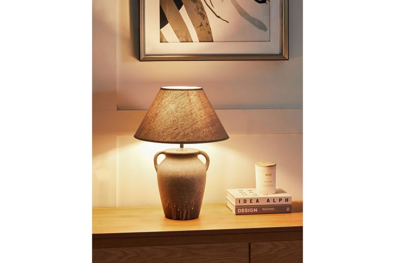 Ponze Bordslampa 49 cm E27 - Grå - Belysning - Inomhusbelysning & lampor - Fönsterlampor & fönsterbelysning - Fönsterlampa på fot