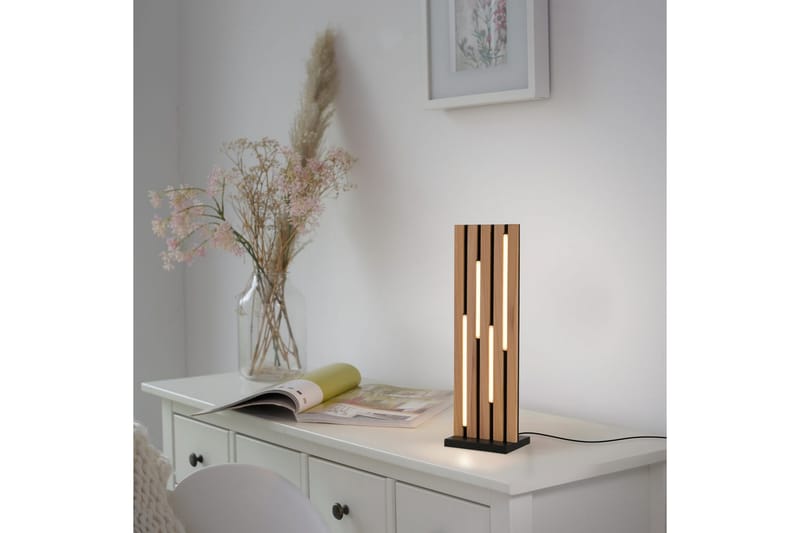 Q-Akustik Paul Neuhaus Bordslampa - Wood - Belysning - Inomhusbelysning & lampor - Fönsterlampor & fönsterbelysning - Fönsterlampa på fot