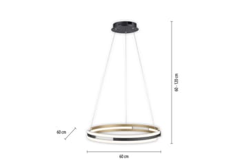 Q-Beluga Paul Neuhaus Taklampa - Brass - Belysning - Inomhusbelysning & lampor - Fönsterlampor & fönsterbelysning - Fönsterlampa hängande
