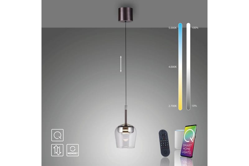 Q-Kon Paul Neuhaus Taklampa - Silver - Belysning - Inomhusbelysning & lampor - Fönsterlampor & fönsterbelysning - Fönsterlampa hängande