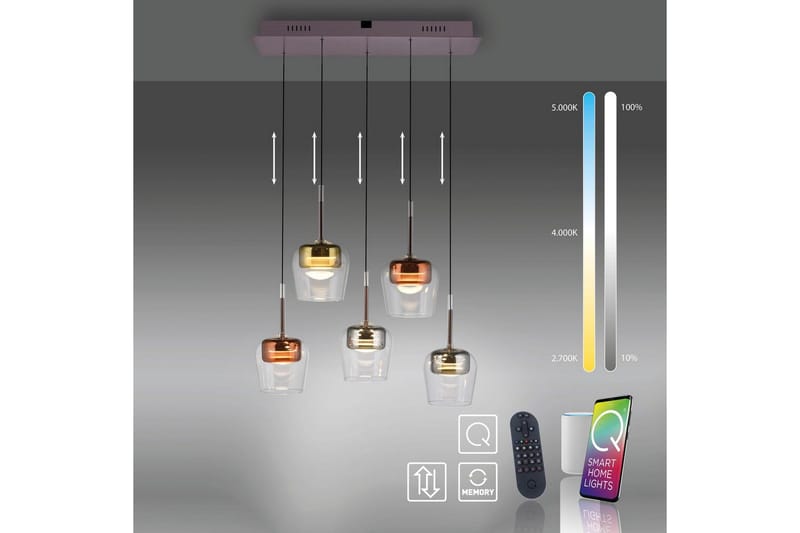Q-Kon Paul Neuhaus Taklampa - Multicolored - Belysning - Inomhusbelysning & lampor - Fönsterlampor & fönsterbelysning - Fönsterlampa hängande