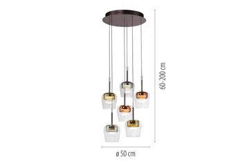 Q-Kon Paul Neuhaus Taklampa - Multicolored - Belysning - Inomhusbelysning & lampor - Fönsterlampor & fönsterbelysning - Fönsterlampa hängande
