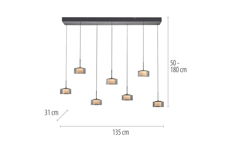 Rika Paul Neuhaus Taklampa - Black - Belysning - Inomhusbelysning & lampor - Fönsterlampor & fönsterbelysning - Fönsterlampa hängande