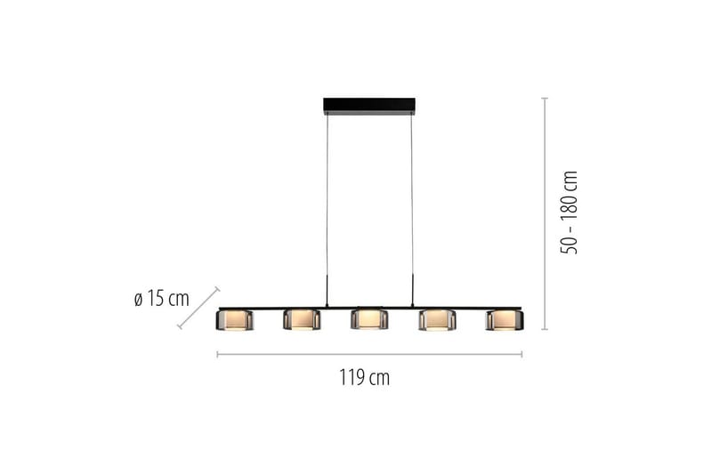 Rika Paul Neuhaus Taklampa - Black - Belysning - Inomhusbelysning & lampor - Fönsterlampor & fönsterbelysning - Fönsterlampa hängande