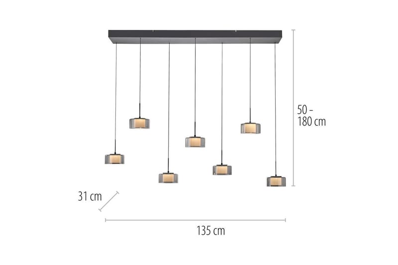 Rika Paul Neuhaus Taklampa - Black - Belysning - Inomhusbelysning & lampor - Fönsterlampor & fönsterbelysning - Fönsterlampa hängande