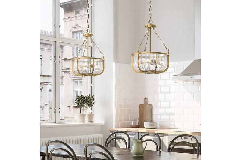 Roux Kichler Pendellampa - Brass - Belysning - Inomhusbelysning & lampor - Fönsterlampor & fönsterbelysning - Fönsterlampa hängande