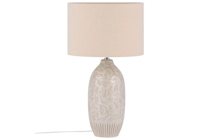Salza Bordslampa 57 cm E27 - Beige - Belysning - Inomhusbelysning & lampor - Fönsterlampor & fönsterbelysning - Fönsterlampa på fot