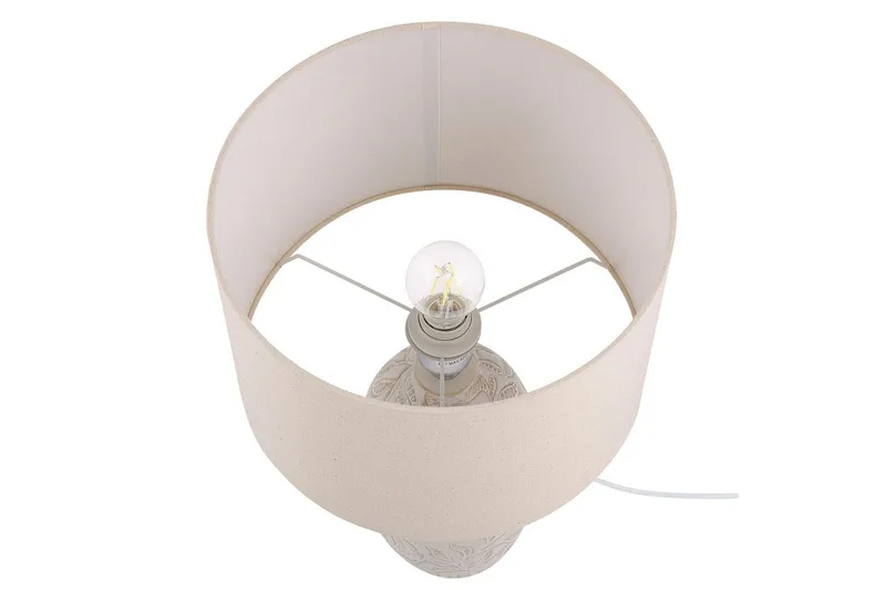 Salza Bordslampa 57 cm E27 - Beige - Belysning - Inomhusbelysning & lampor - Fönsterlampor & fönsterbelysning - Fönsterlampa på fot