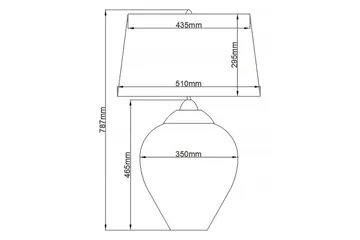 Samara Quintiesse Bordslampa - Silver - Belysning - Inomhusbelysning & lampor - Fönsterlampor & fönsterbelysning - Fönsterlampa på fot