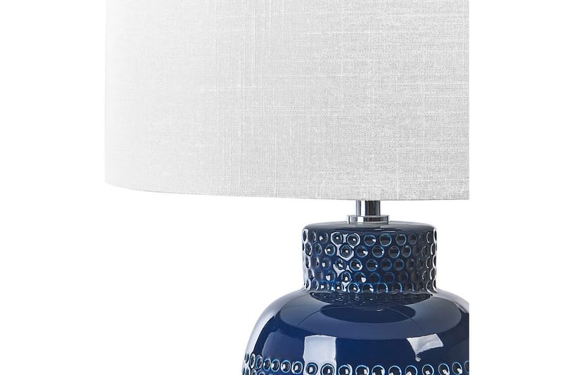 Samoste Bordslampa 53 cm E27 - Marinblå/Vit - Belysning - Inomhusbelysning & lampor - Fönsterlampor & fönsterbelysning - Fönsterlampa på fot