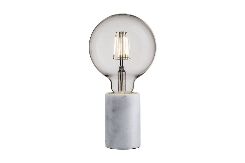 SIV Bordslampa Marmor Vit - Bordslampor & bordsbelysning - Sängbordslampa - Fönsterlampa på fot - Sovrumslampa
