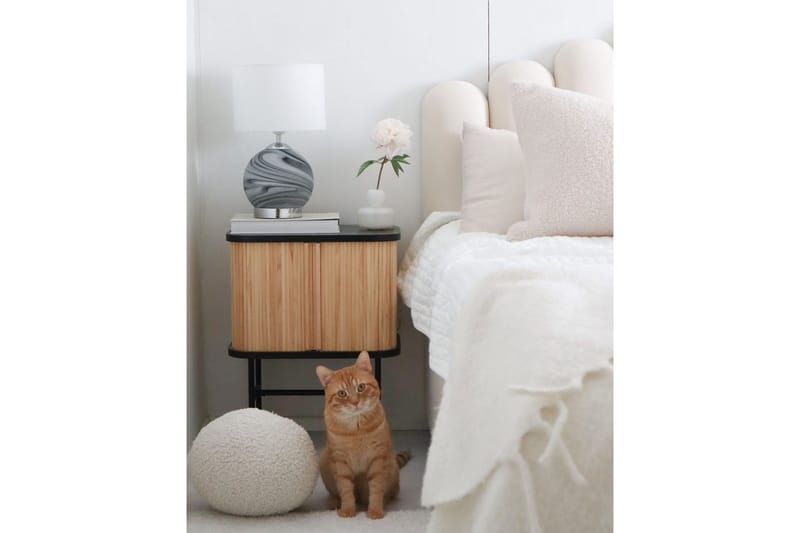 Skaffe Bordslampa 40 cm E27 - Grå/Vit - Belysning - Inomhusbelysning & lampor - Fönsterlampor & fönsterbelysning - Fönsterlampa på fot