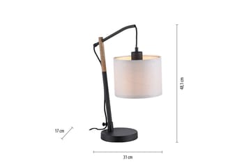 Sofie Just Light Bordslampa - White - Belysning - Inomhusbelysning & lampor - Fönsterlampor & fönsterbelysning - Fönsterlampa på fot