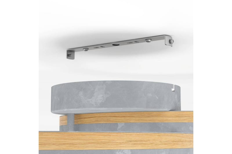 Takbelysning Eglo Cadinaro Grå/Trä Rund - Belysning - Inomhusbelysning & lampor - Fönsterlampor & fönsterbelysning - Fönsterlampa hängande