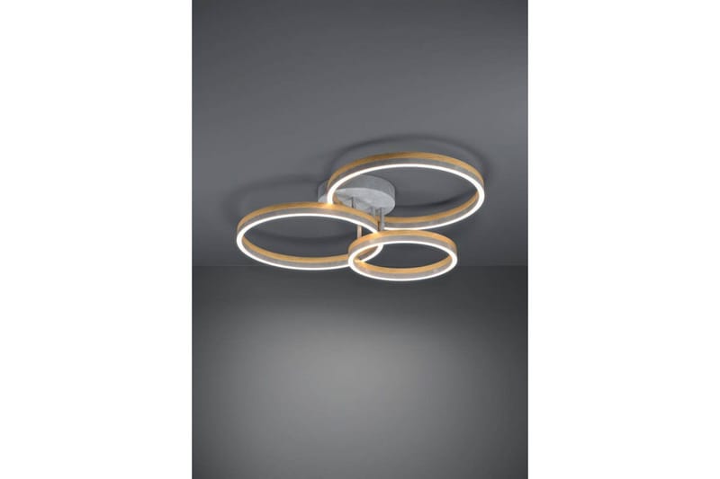 Takbelysning Eglo Cadinaro Grå/Trä Rund - Belysning - Inomhusbelysning & lampor - Fönsterlampor & fönsterbelysning - Fönsterlampa hängande