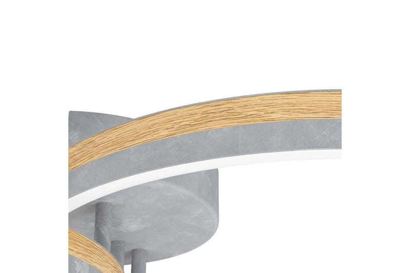 Takbelysning Eglo Cadinaro Grå/Trä Rund - Belysning - Inomhusbelysning & lampor - Fönsterlampor & fönsterbelysning - Fönsterlampa hängande